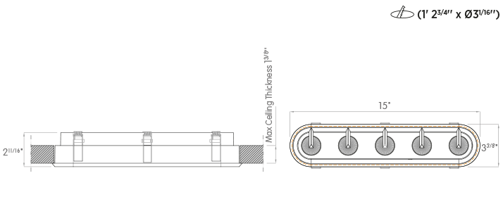 Multi - 5 reflectors